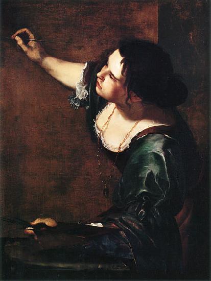 Artemisia  Gentileschi Allegory of Painting oil painting image